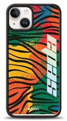 Dafoni Hologram iPhone 15 Kişiye Özel Tropical Color Kılıf - 1