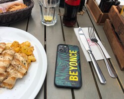 Dafoni Hologram iPhone 15 Kişiye Özel Tropikal Kılıf - 5