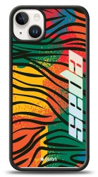 Dafoni Hologram iPhone 15 Plus Kişiye Özel Tropical Color Kılıf - 1