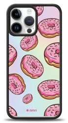 Dafoni Hologram iPhone 15 Pro Max Pembe Donut Kılıf - 1
