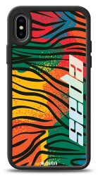 Dafoni Hologram iPhone XS Kişiye Özel Tropical Color Kılıf - 1