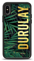 Dafoni Hologram iPhone XS Max Kişiye Özel Tropikal Kılıf - 1