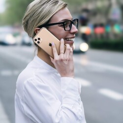 Dafoni Hummer iPhone 11 Pro Ultra Koruma Silikon Kenarlı Şeffaf Kılıf - 5
