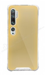 Dafoni Hummer Mirror Xiaomi Mi Note 10 Aynalı Gold Silikon Kılıf - Dafoni