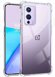 Dafoni Hummer OnePlus 9 Ultra Koruma Silikon Kenarlı Şeffaf Kılıf - Dafoni