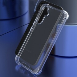 Dafoni Hummer Samsung Galaxy A24 Ultra Koruma Silikon Kenarlı Şeffaf Kılıf - 2