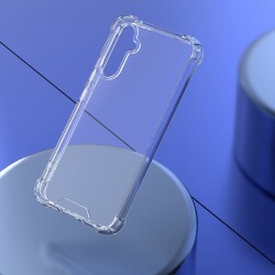 Dafoni Hummer Samsung Galaxy A24 Ultra Koruma Silikon Kenarlı Şeffaf Kılıf - 3