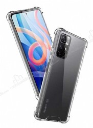 Dafoni Hummer Xiaomi Redmi Note 11 Ultra Koruma Silikon Kenarlı Şeffaf Kılıf - Dafoni