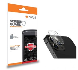 Dafoni iPhone 12 Pro 6.1 inç 3D Cam Kamera Koruyucu - Dafoni