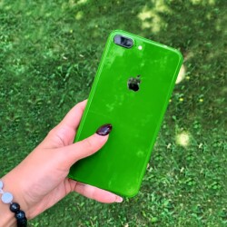 Dafoni iPhone 13 Mini Metalik Parlak Görünümlü Yeşil Telefon Kaplama - 2