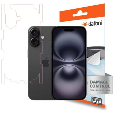 Dafoni iPhone 16 Darbe Emici Arka Gövde Koruyucu - 1