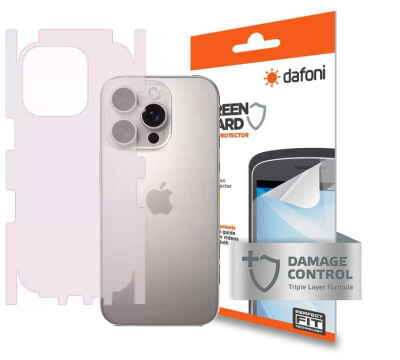 Dafoni iPhone 16 Pro Max Darbe Emici Arka Gövde Koruyucu - 1