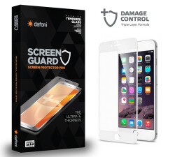 Dafoni iPhone 6 / 6 Plus Full Darbe Emici Beyaz Ekran Koruyucu Film - Dafoni