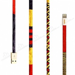 Dafoni Jasper Örgü Lightning Data Kablosu 1m - Dafoni