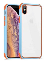 Dafoni Keep iPhone X / XS Ultra Koruma Mavi Kılıf - 1