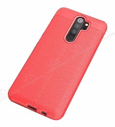 Dafoni Liquid Shield Premium Xiaomi Redmi 9 Kırmızı Silikon Kılıf - Dafoni