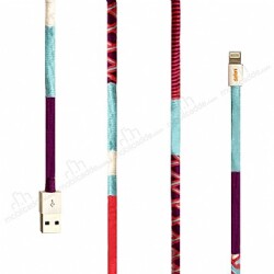 Dafoni Lolit Örgü Lightning Data Kablosu 1m - Dafoni