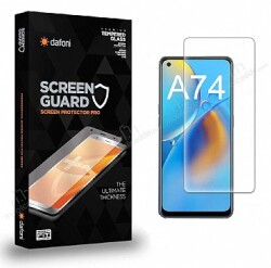Dafoni Oppo A74 4G Tempered Glass Premium Cam Ekran Koruyucu - Dafoni