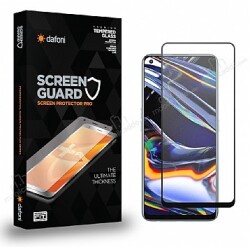 Dafoni Oppo A74 4G Tempered Glass Premium Full Cam Ekran Koruyucu - Dafoni
