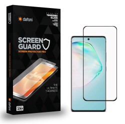 Dafoni Samsung Galaxy Note 10 Lite Tempered Glass Premium Full Cam Ekran Koruyucu - 1