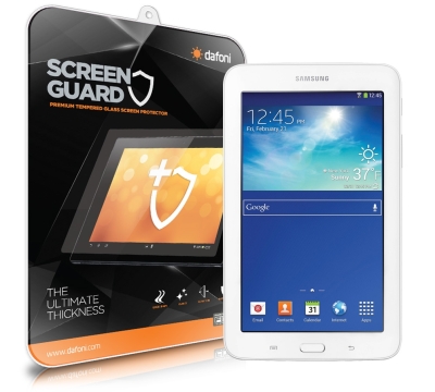 Dafoni Samsung Galaxy Tab 3 Lite 7.0 Tempered Glass Premium Tablet Cam Ekran Koruyucu - Dafoni