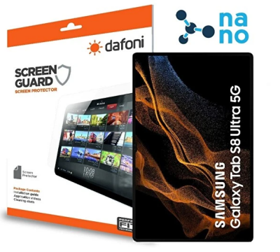 Dafoni Samsung Galaxy Tab S8 Ultra SM-X906 Mat Nano Premium Tablet Ekran Koruyucu - Dafoni