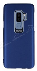 Dafoni Shade Samsung Galaxy S9 Kamera Korumalı Lacivert Rubber Kılıf - Dafoni