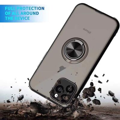 Dafoni Union Ring Samsung Galaxy A70 Ultra Koruma Siyah Kılıf - 3