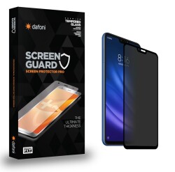 Dafoni Xiaomi Mi 8 Lite Privacy Tempered Glass Premium Cam Ekran Koruyucu - 1