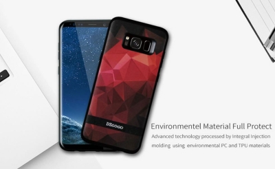 DZGOGO Samsung Galaxy S8 Silikon Kenarlı Kırmızı Rubber Kılıf - 2