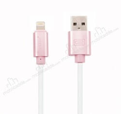 Earldom Lightning Rose Gold Manyetik Uçlu Data Kablosu 1m - Earldom