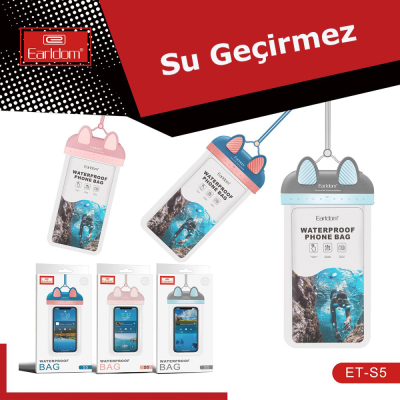Earldom S5 Su Geçirmez Universal Telefon Kılıfı - 5