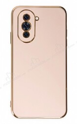 Eiroo Borderline Huawei nova 10 Kamera Korumalı Pembe Silikon Kılıf - Eiroo