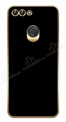 Eiroo Borderline Huawei P Smart 2018 Kamera Korumalı Siyah Silikon Kılıf - Eiroo