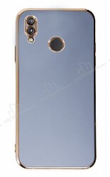 Eiroo Borderline Huawei P20 Lite Kamera Korumalı Mavi Silikon Kılıf - Eiroo