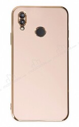 Eiroo Borderline Huawei P20 Lite Kamera Korumalı Pembe Silikon Kılıf - Eiroo