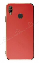 Eiroo Borderline Huawei Y6 2019 Kamera Korumalı Kırmızı Silikon Kılıf - Eiroo