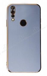 Eiroo Borderline Huawei Y9 Prime 2019 Kamera Korumalı Mavi Silikon Kılıf - Eiroo
