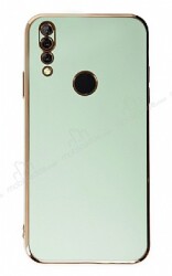 Eiroo Borderline Huawei Y9 Prime 2019 Kamera Korumalı Yeşil Silikon Kılıf - Eiroo
