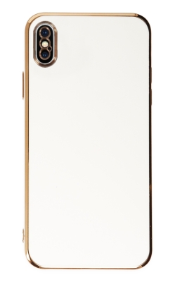Eiroo Borderline iPhone XS Max Korumalı Beyaz Silikon Kılıf - 1