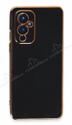 Eiroo Borderline OnePlus 9 Kamera Korumalı Siyah Silikon Kılıf - Eiroo