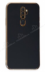 Eiroo Borderline Oppo A5 2020 / A9 2020 Kamera Korumalı Siyah Silikon Kılıf - Eiroo