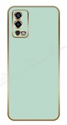 Eiroo Borderline Oppo A55 Kamera Korumalı Yeşil Silikon Kılıf - Eiroo