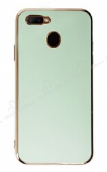 Eiroo Borderline Oppo A5s Kamera Korumalı Yeşil Silikon Kılıf - Eiroo