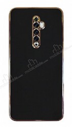 Eiroo Borderline Oppo Reno2 Z Kamera Korumalı Siyah Silikon Kılıf - Eiroo