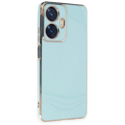 Eiroo Borderline Realme C55 Kamera Korumalı Yeşil Silikon Kılıf - 1