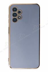 Eiroo Borderline Samsung Galaxy A13 Kamera Korumalı Mavi Silikon Kılıf - Eiroo