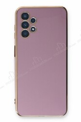 Eiroo Borderline Samsung Galaxy A13 Kamera Korumalı Mor Silikon Kılıf - Eiroo