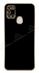 Eiroo Borderline Samsung Galaxy A21s Kamera Korumalı Siyah Silikon Kılıf - Eiroo