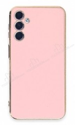 Eiroo Borderline Samsung Galaxy A24 4G Kamera Korumalı Pembe Silikon Kılıf - Eiroo